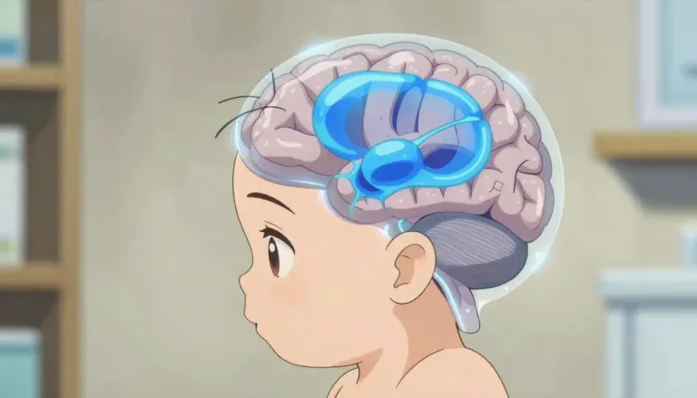 Visual representation of "hydrocephalus" - Hydrocephalus is a medical condition in which there is an abnormal increase in the volume of cerebrospinal fluid in the brain, which can lead to increased pressure and damage to the brain.