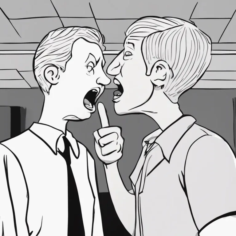 Visual representation of "watch your mouth/tongue" - To tell someone to be careful about what they say because it could be offensive or rude.