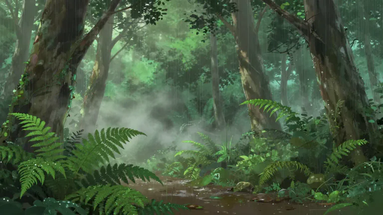 Visual representation of "steamy" - Having a lot of hot moisture in the air