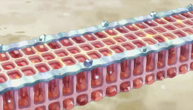 Visual representation of "epitaxial" - Pertaining to or involving the growth of a crystalline layer on a crystalline substrate.