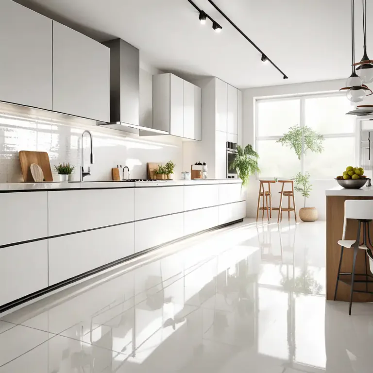 Visual representation of "as clean as a whistle" - Very clean, no dirt at all.