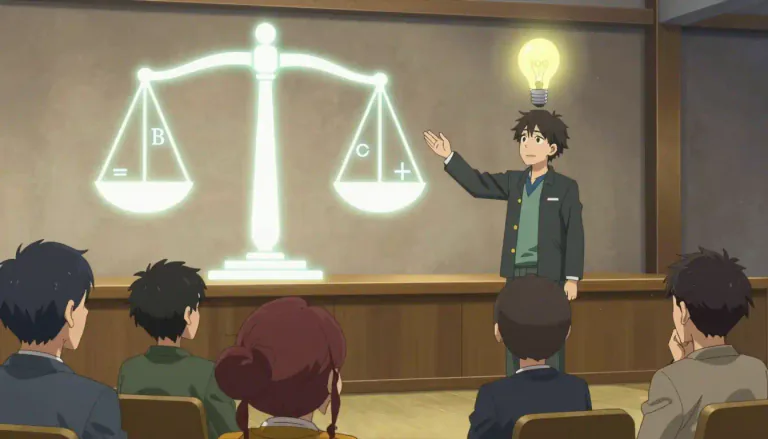 Visual representation of "argumentum" - A point made in a discussion or a formal reason that supports a particular position or conclusion.