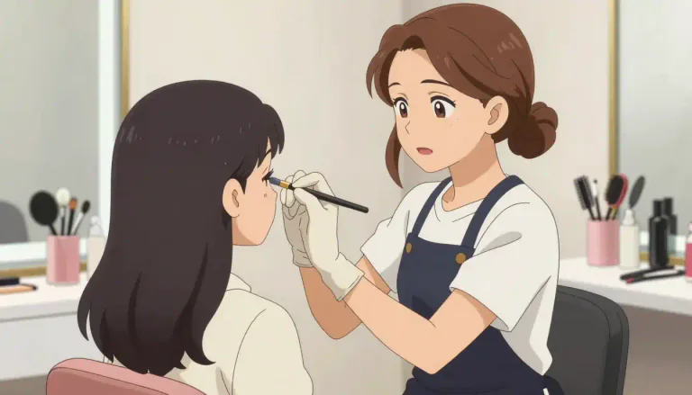 Visual representation of "cosmetologist" - A cosmetologist is a professional trained in the application of beauty treatments, including skincare, hair, and makeup.