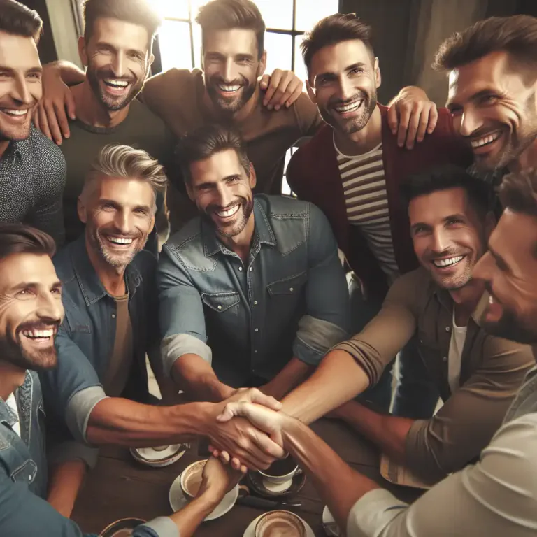 Visual representation of "fraternize" - To join together as brothers or in a brotherly manner.