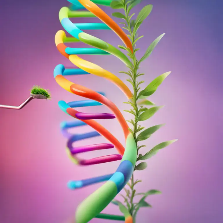 Visual representation of "modification" - In science, a change in the structure of a gene or a protein that it produces