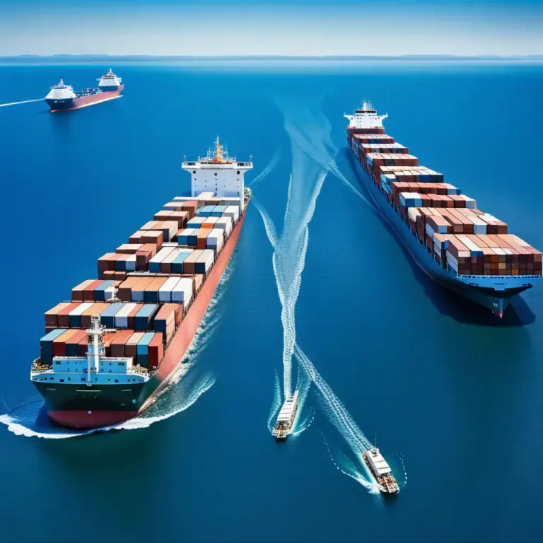 Visual representation of "lane" - A narrow stretch of water for ships to travel along