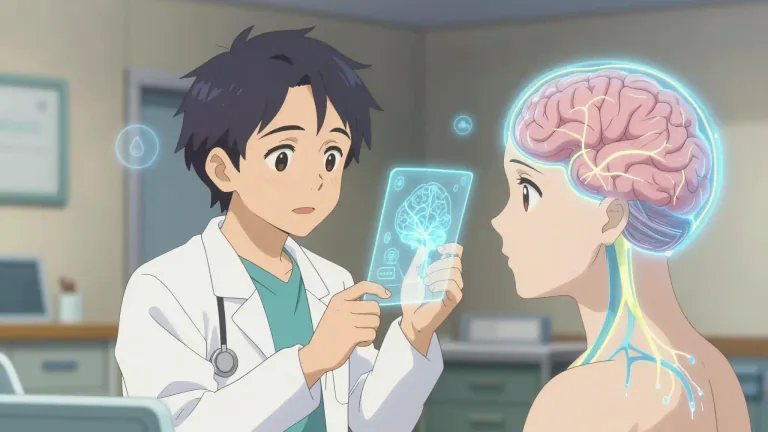 Visual representation of "neuropsychiatric" - Relating to the branch of medicine that studies the relationship between the nervous system and mental disorders.