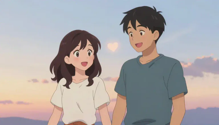 Visual representation of "girlfriend" - A girl or woman who is in a romantic relationship with someone.