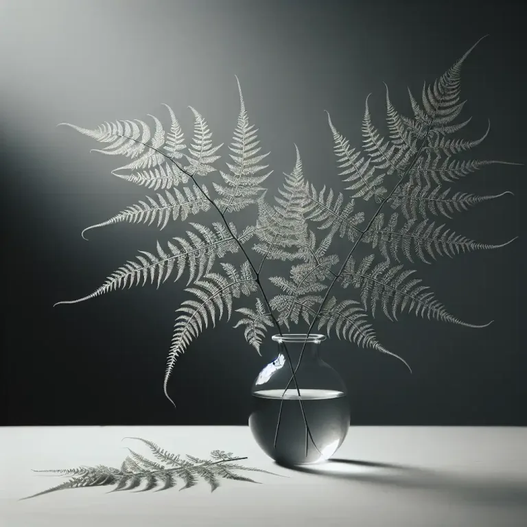 Visual representation of "fringed" - Having thin strips of foliage