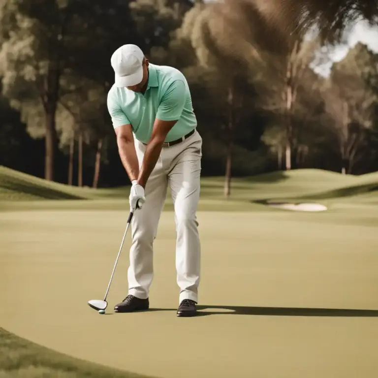 Visual representation of "putter" - A type of club used in the game of golf, for gently hitting the ball into the hole