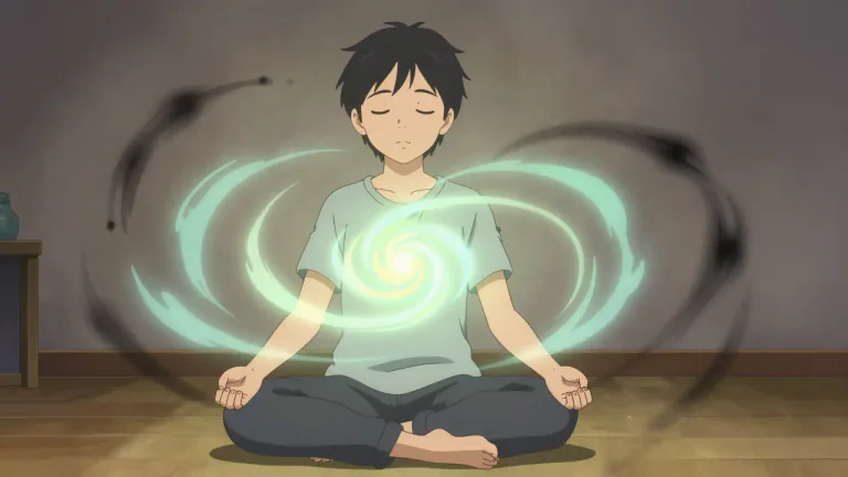 Visual representation of "autogenic" - Relating to a process or effect that arises within an organism or system, without external influence.