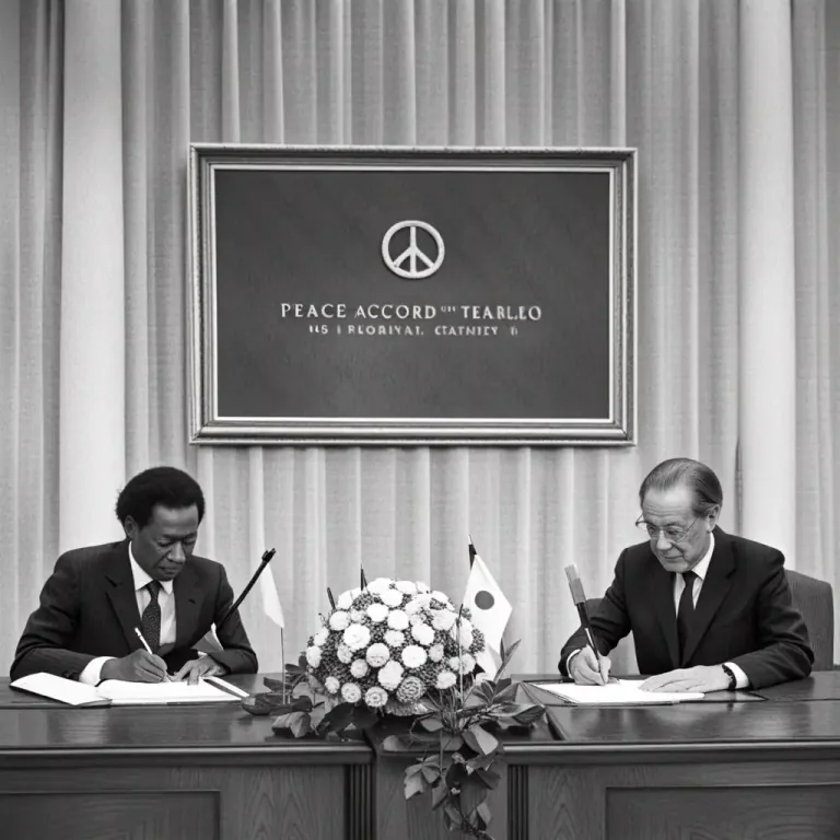 Visual representation of "accord" - An official agreement or treaty