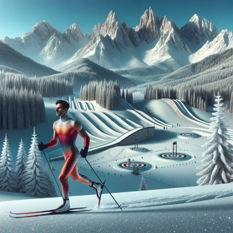 Visual representation of "nordic" - Referring to a family of sports that include cross-country skiing, ski jumping, biathlon and Nordic combined.