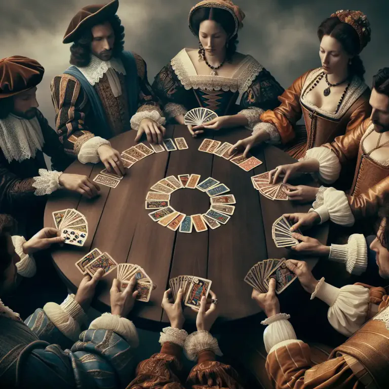 Visual representation of "loo" - A card game popular in the 17th and 18th centuries