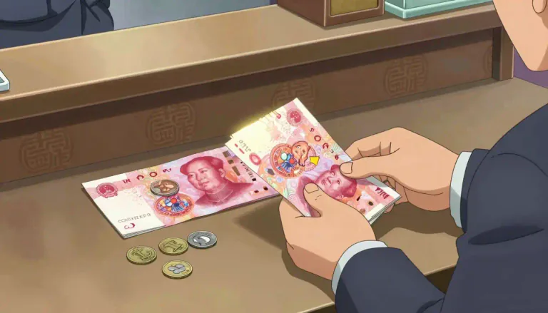 Visual representation of "renminbi" - The official currency of China, used for transactions within the country and recognized internationally in various trade agreements.