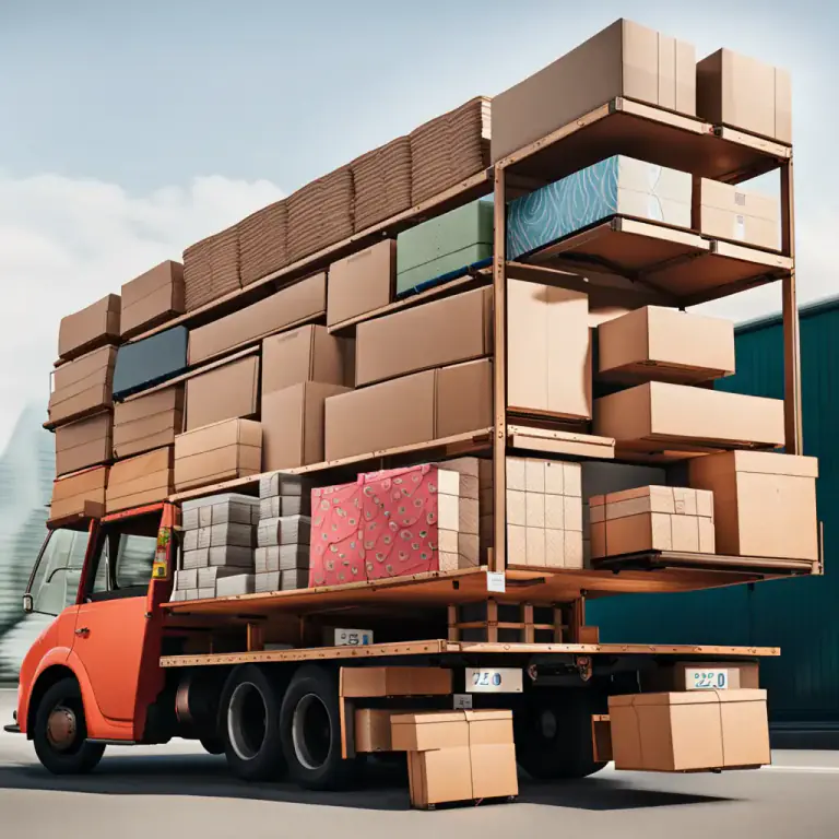 Visual representation of "semi" - A semitrailer for a truck