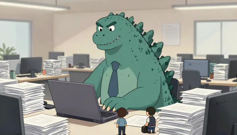Visual representation of "zilla" - denotes something big, extreme or notable of its kind