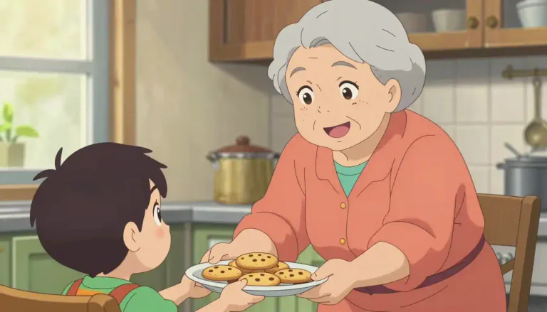 Visual representation of "grandmom" - A familiar or affectionate term for a grandmother.