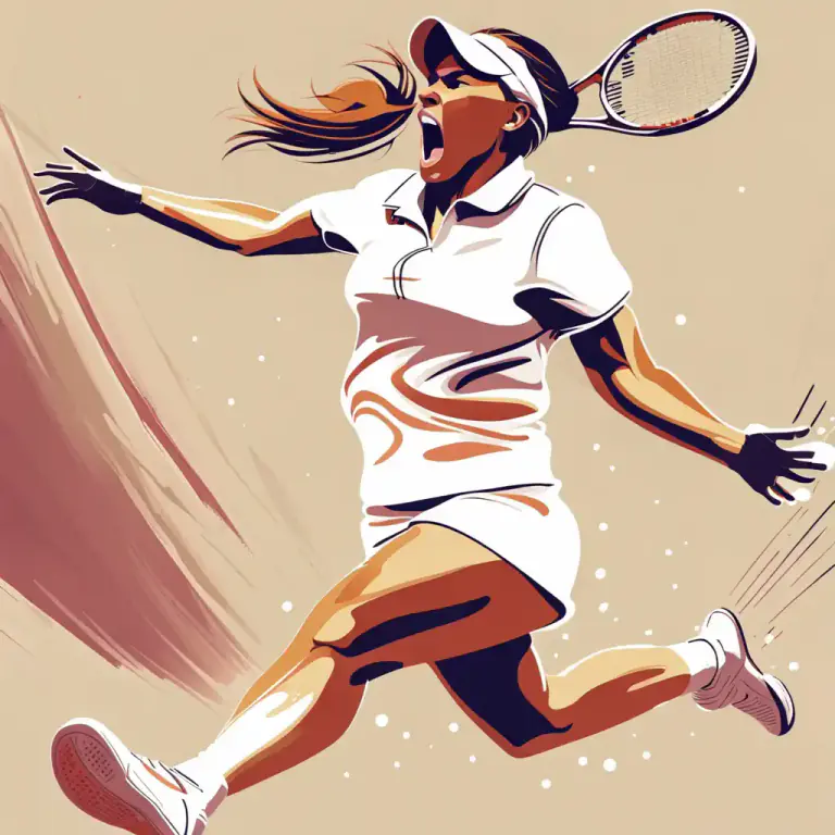 Visual representation of "be having a moment" - Experiencing a temporary period of successful performance in a sport or game.