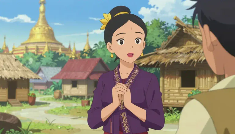 Visual representation of "burman" - A member of the dominant ethnic group in Myanmar, or the language they speak.