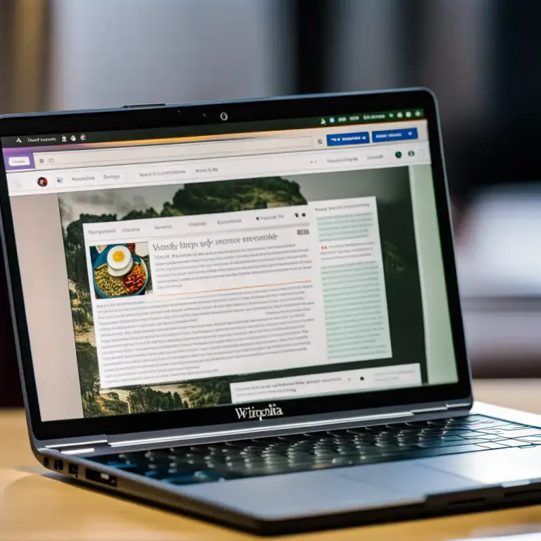 Visual representation of "encyclopedia" - A website or database developed systematically to provide information about a range of subjects