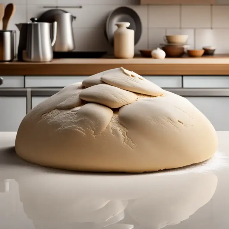 Visual representation of "prove" - to undergo a test of rising before baking