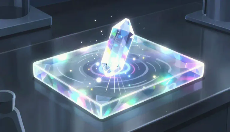 Visual representation of "scintillator" - A scintillator is a material that exhibits scintillation, or the process of emitting light when exposed to ionizing radiation.