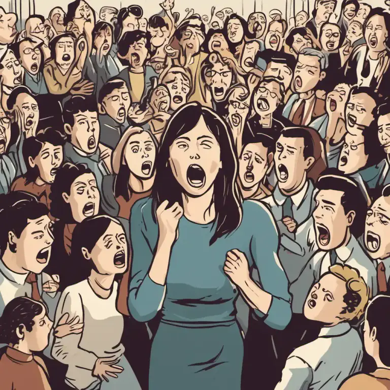 Visual representation of "a/the still small voice" - A quiet or gentle voice
