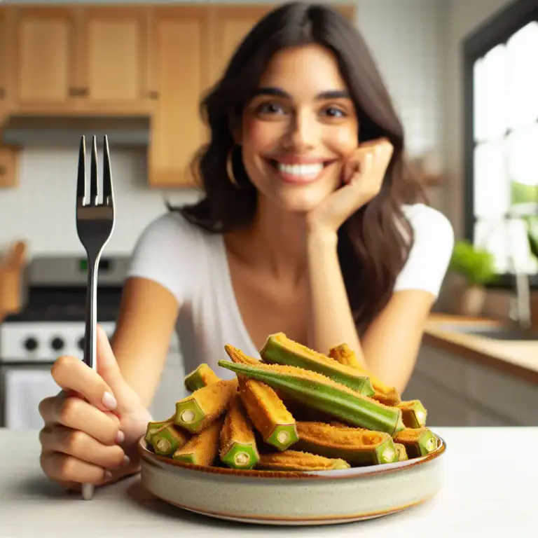 Visual representation of "okra" - The green fruit of the okra plant used as a vegetable.