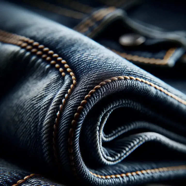 Visual representation of "selvedge" - A narrow, reinforced border on fabric or paper that gives it a clean finish.
