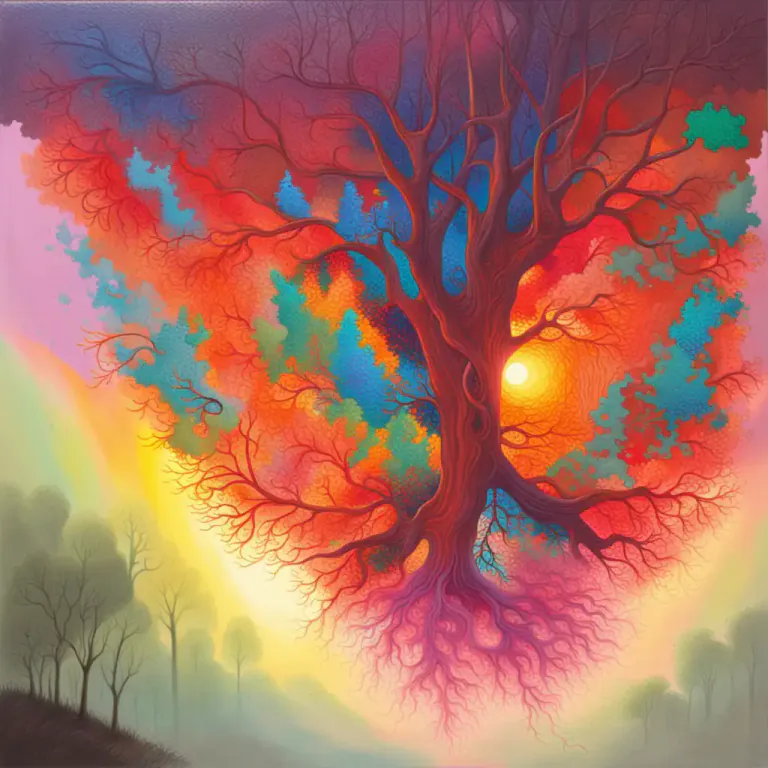 Visual representation of "fugitive" - Of a color: tending to fade or disappear.