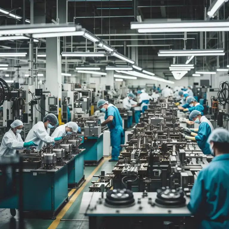 Visual representation of "component" - A piece of equipment or machinery that is part of a larger system