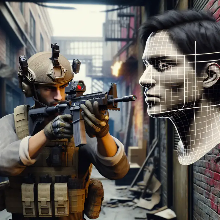 Visual representation of "headshot" - A shot in the head, typically used in the context of video games or action movies.