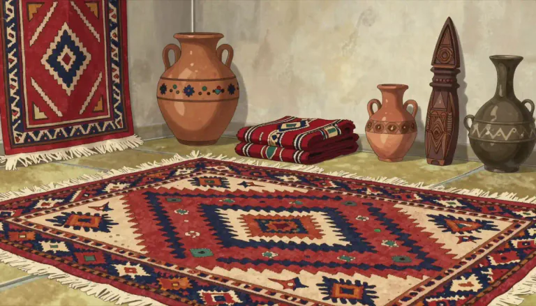 Visual representation of "berber" - Referring to items, textiles, or crafts produced by the Berber people.