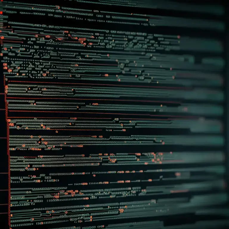 Visual representation of "error" - A computer-related mistake or difficulty.