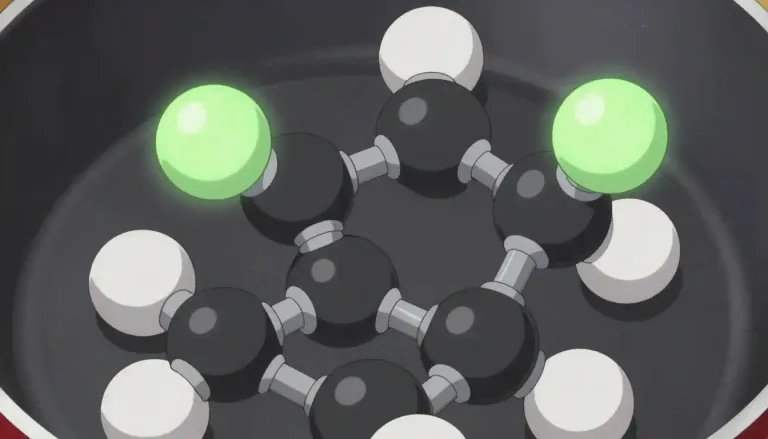 Visual representation of "fluorinated" - A chemical compound that has had one or more fluorine atoms added to it, often to modify its properties.