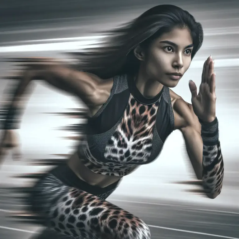 Visual representation of "leopard" - A person or thing with qualities normally associated with a leopard.