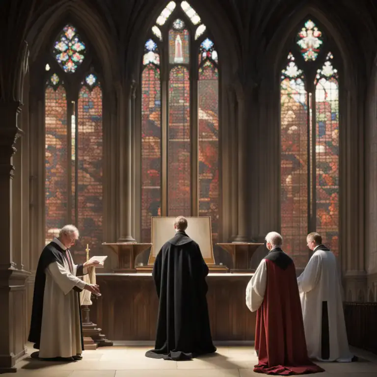 Visual representation of "chantry" - In England, a chantry could also refer to an endowment established to pay for a priest to say prayers for the souls of the founder and their family.