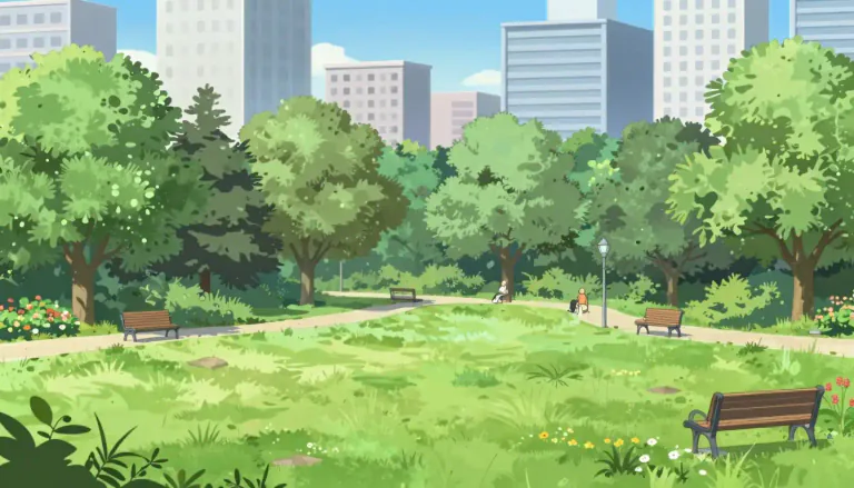 Visual representation of "greenspace" - A greenspace is an area of land that is covered with grass, trees, or other vegetation, often found in cities and used for recreational purposes.