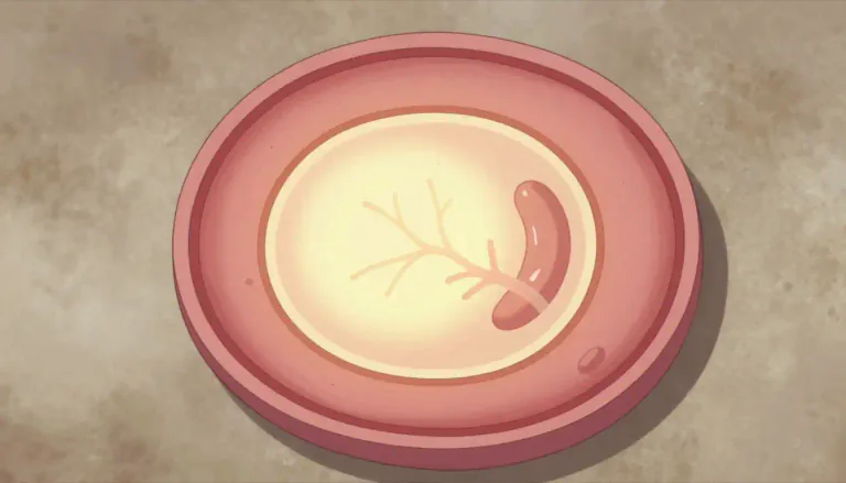 Visual representation of "endoderm" - The endoderm is the innermost layer of cells, which forms during embryonic development and gives rise to the internal organs.