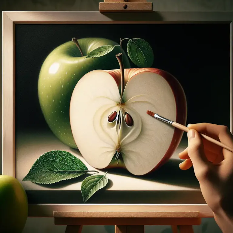 Visual representation of "heart" - The part of a leaf or fruit close to its base