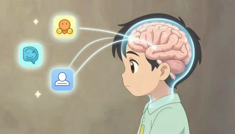 Visual representation of "neurocognitive" - Relating to the mental processes and activities of the brain.