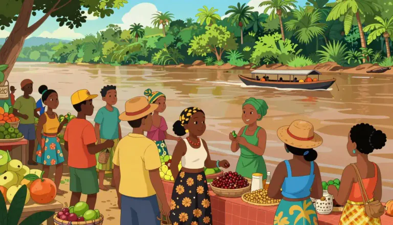 Visual representation of "surinamese" - Relating to Suriname, a country in South America, its citizens, or its culture.