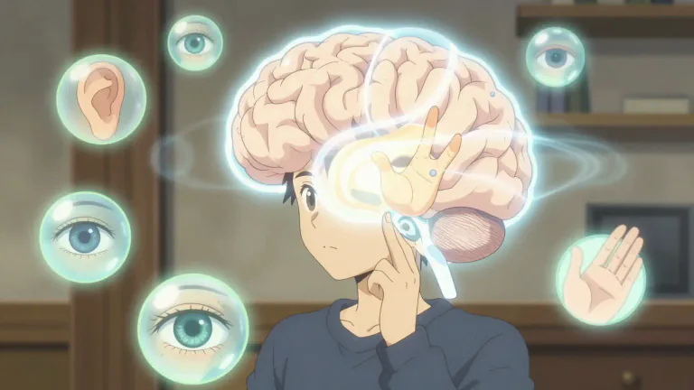 Visual representation of "cognition" - The mental action or process of understanding through thought, experiences and senses.