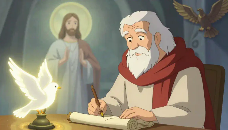 Visual representation of "johannine" - Relating to the Apostle John or the writings attributed to him.