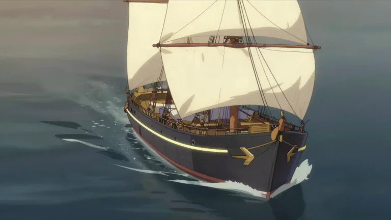 Visual representation of "starboard" - The right side of a ship or aircraft when you are facing forward