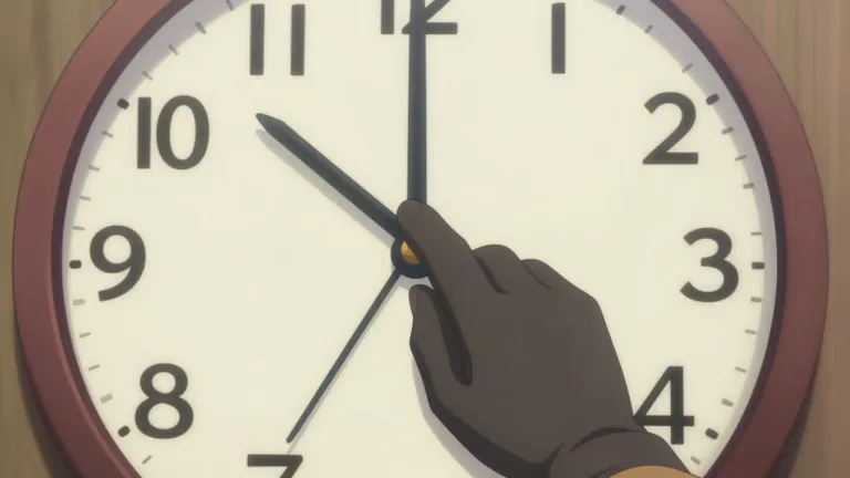 Visual representation of "anticlockwise" - Moving or turning in the opposite direction to the rotation of the hands of a clock.