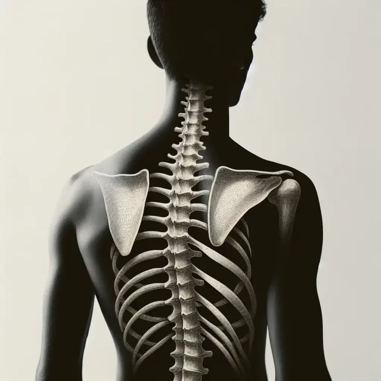 Visual representation of "vertebral" - Of, relating to, or located in the region of the backbone.