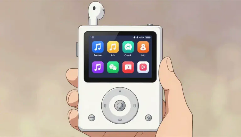 Visual representation of "ipod" - A portable media player designed by Apple that allows users to play music and videos.