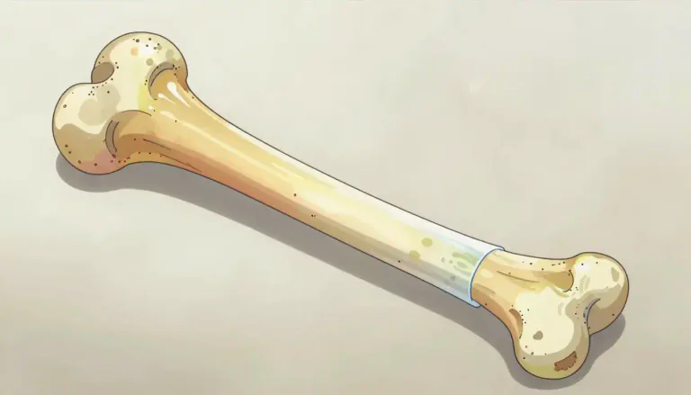 Visual representation of "epiphysis" - The epiphysis is the end part of a long bone, which is initially separated from the main part by a layer of cartilage and plays a key role in bone growth.